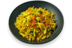 Gebratener Curryreis mit Hühnerfleisch und Gemüse