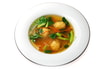 Hühnerfleischbällchensuppe mit Glasnudeln